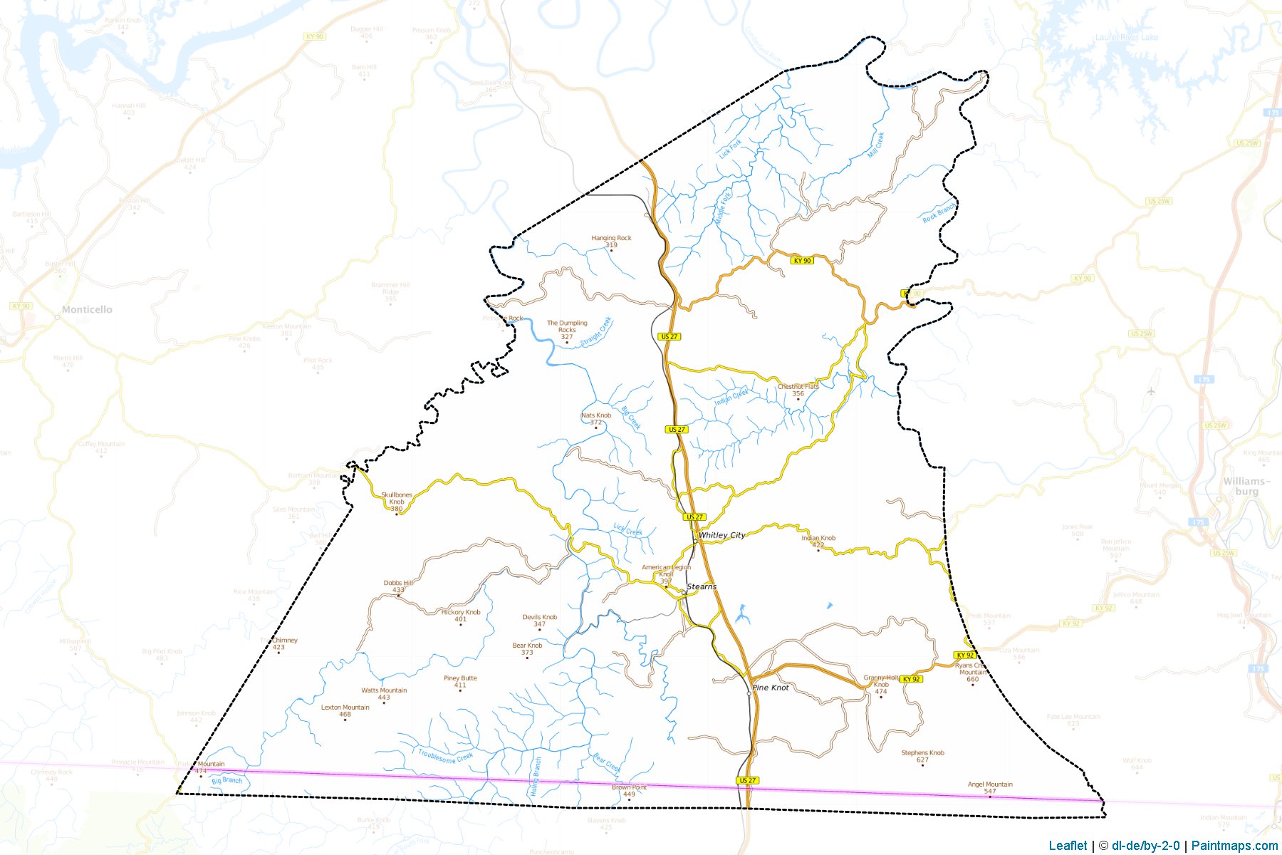 McCreary (Kentucky) Map Cropping Samples-1