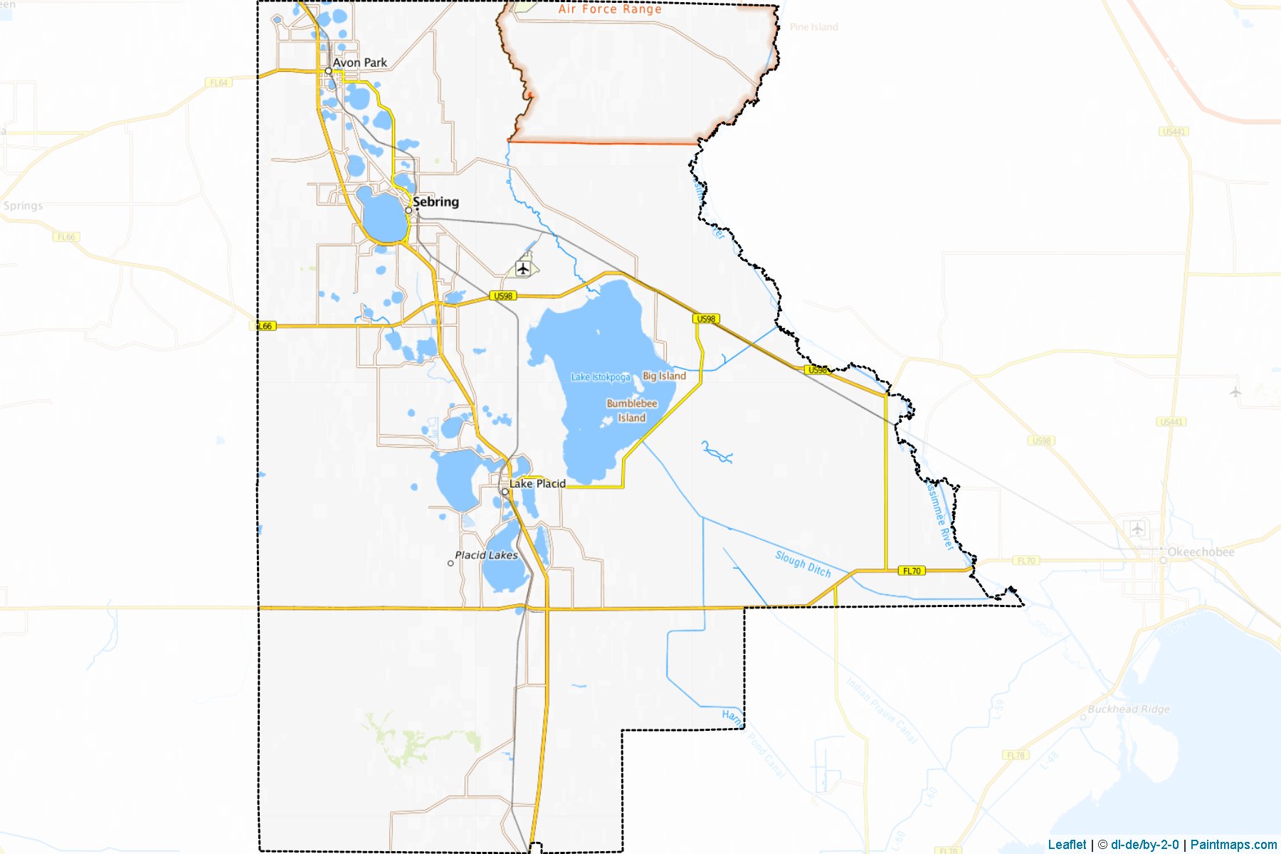 Highlands (Florida) Map Cropping Samples-1