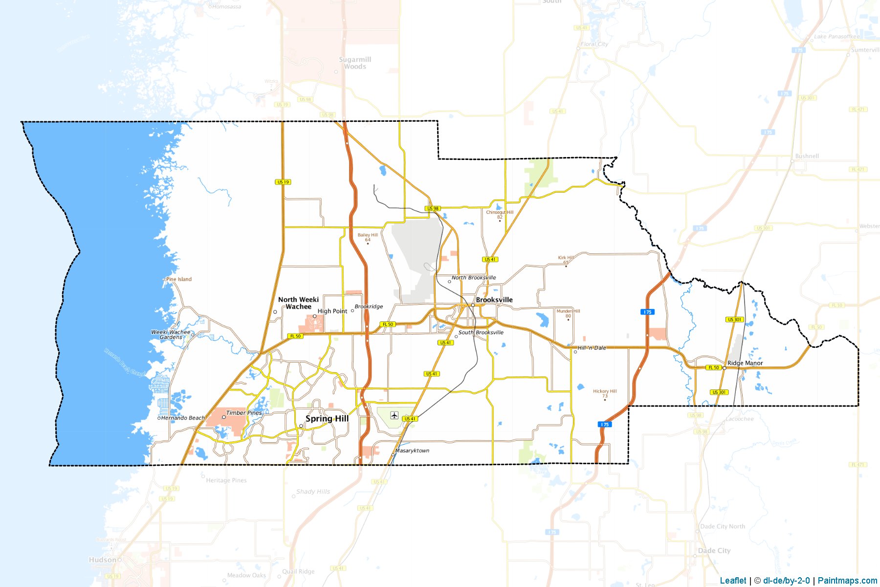 Hernando (Florida) Map Cropping Samples-1