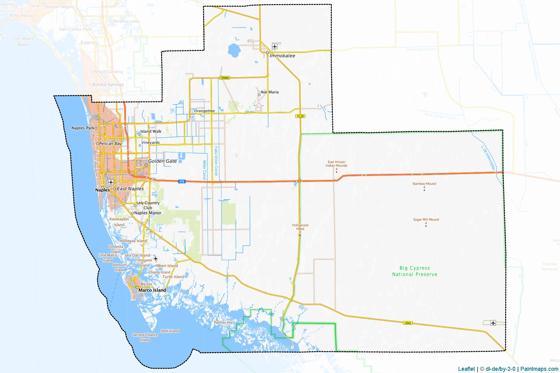 Collier (Florida) Map Cropping Samples-1