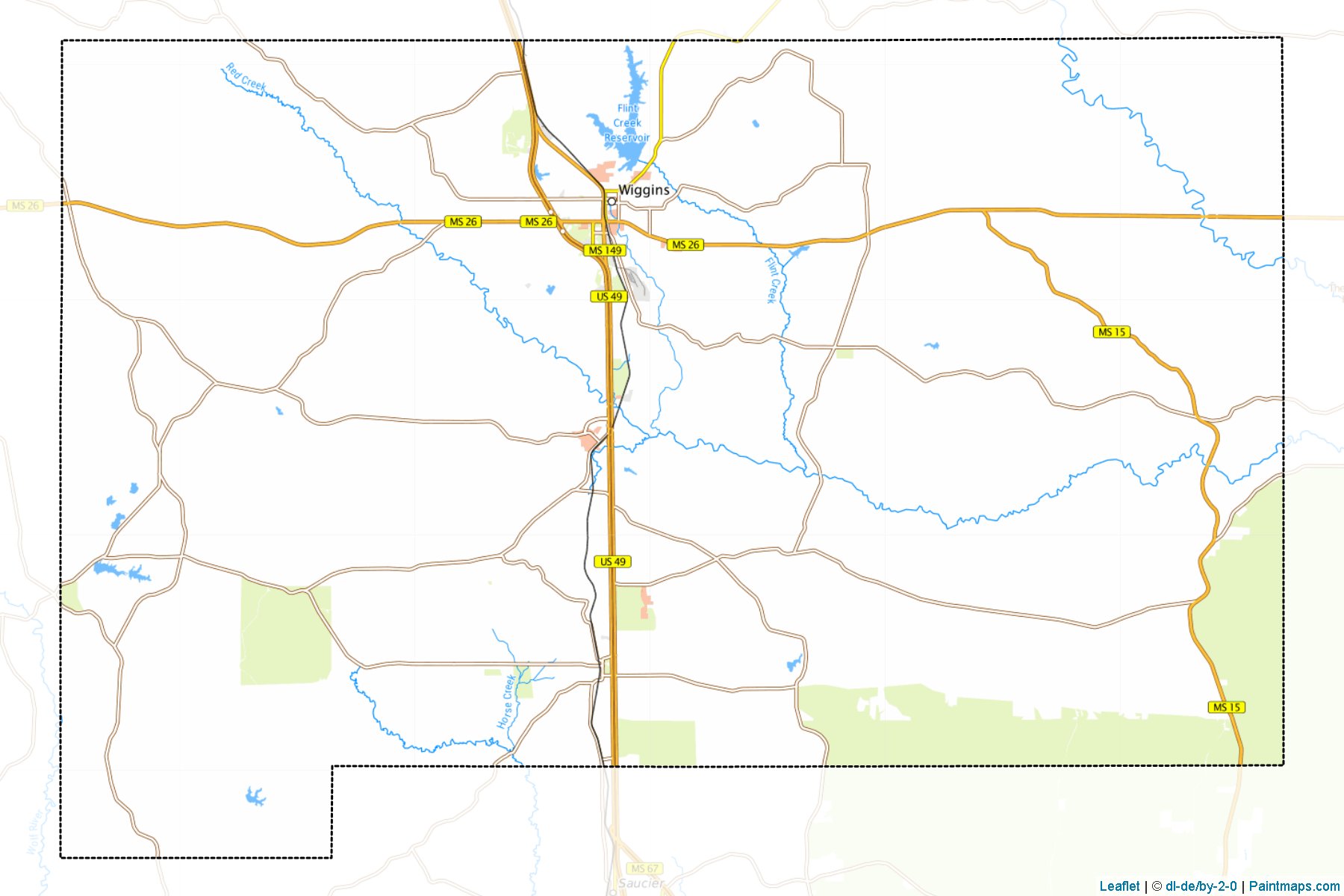 Stone (Mississippi) Map Cropping Samples-1