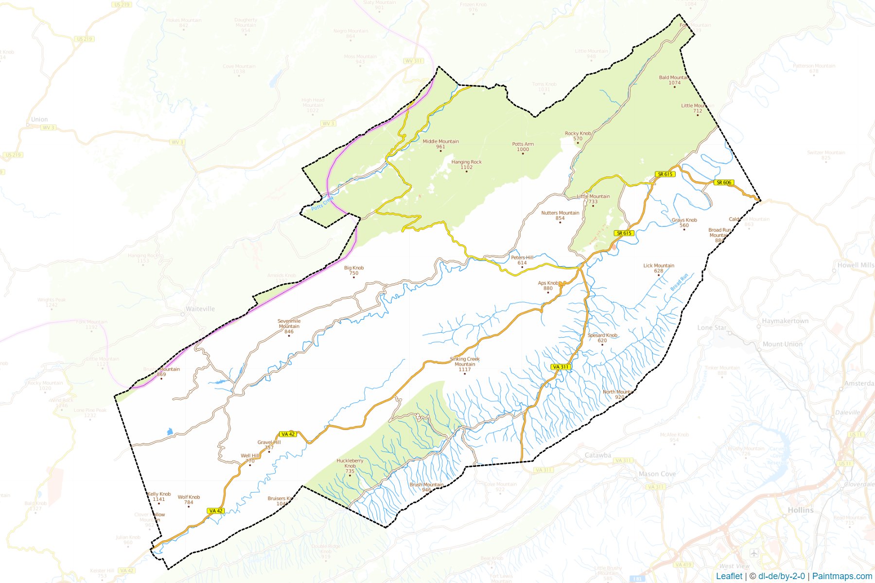 Craig (Virginia) Map Cropping Samples-1