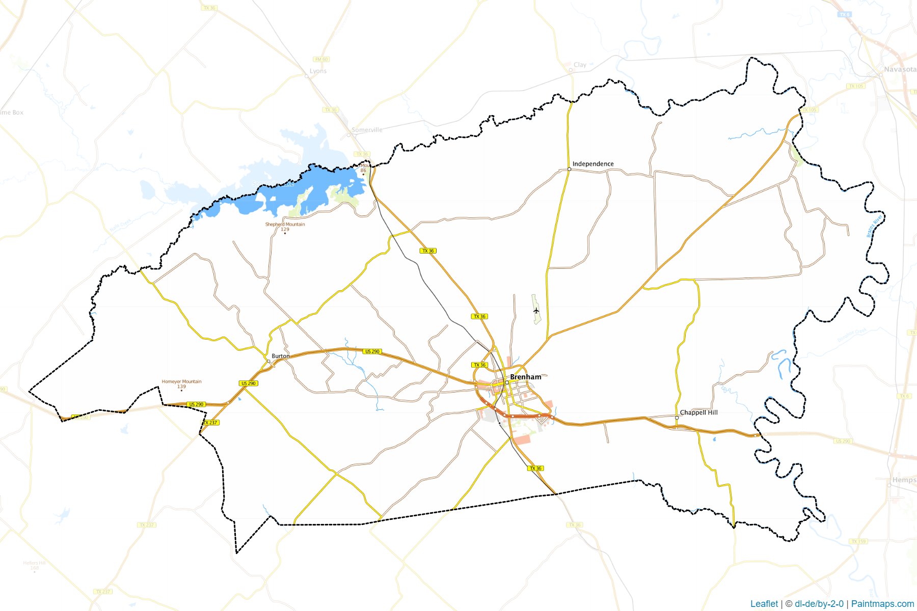 Washington (Texas) Map Cropping Samples-1