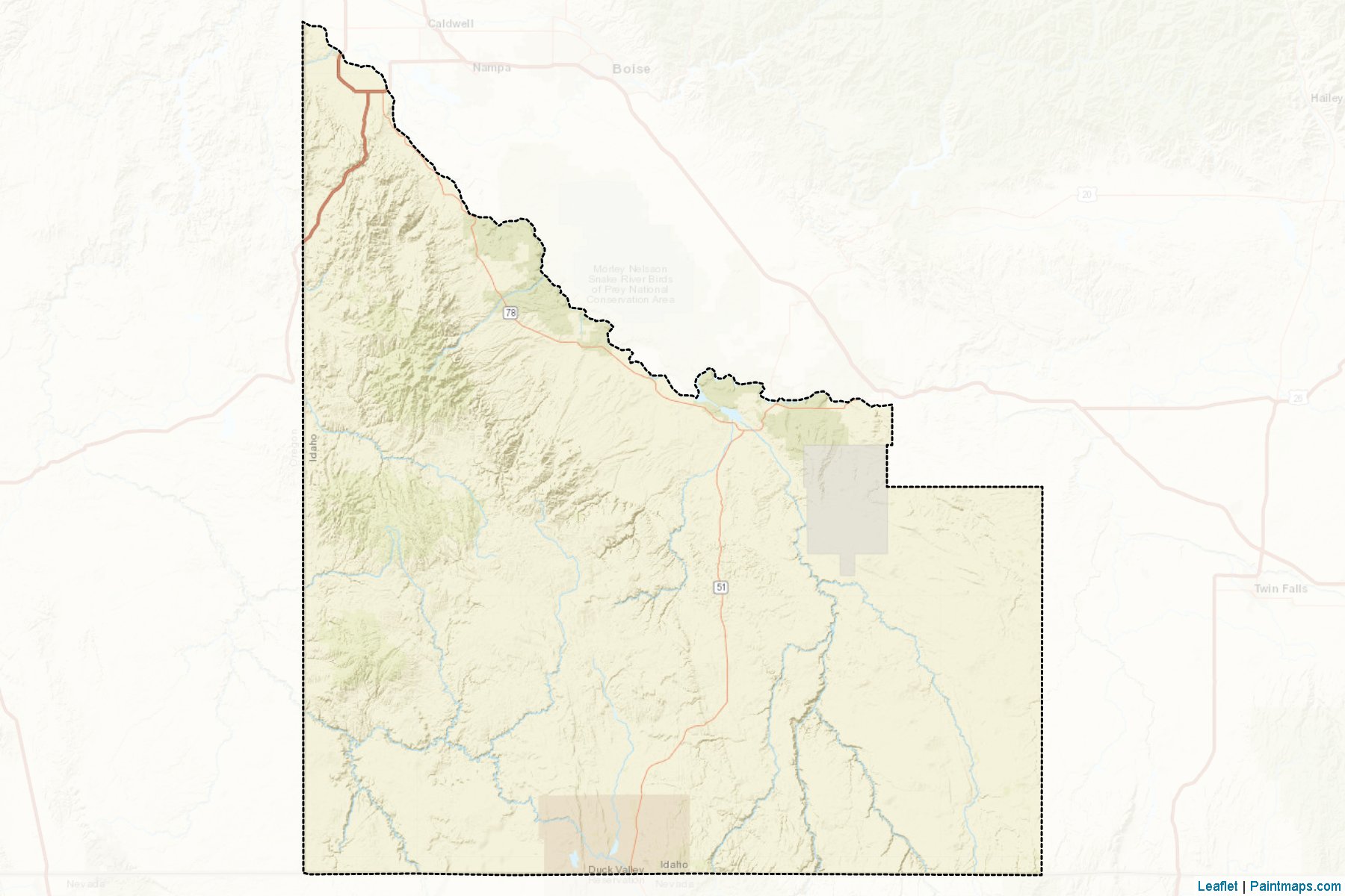 Owyhee (Idaho) Map Cropping Samples-2