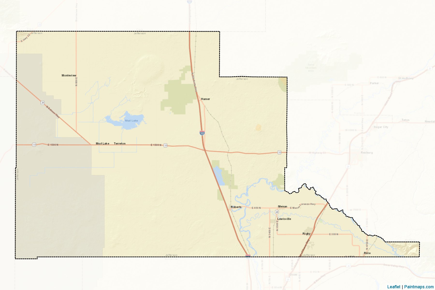 Jefferson (Idaho) Map Cropping Samples-2