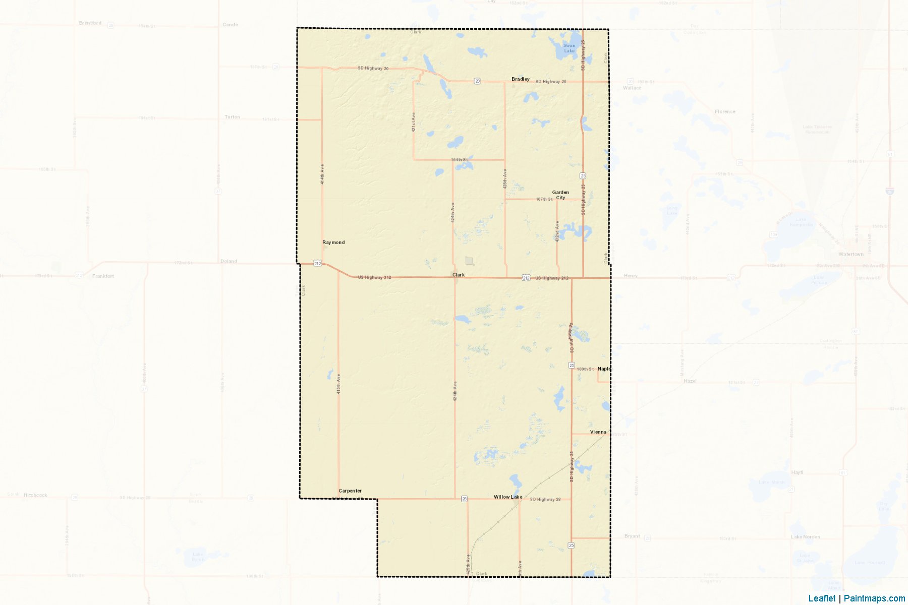 Clark (South Dakota) Map Cropping Samples-2