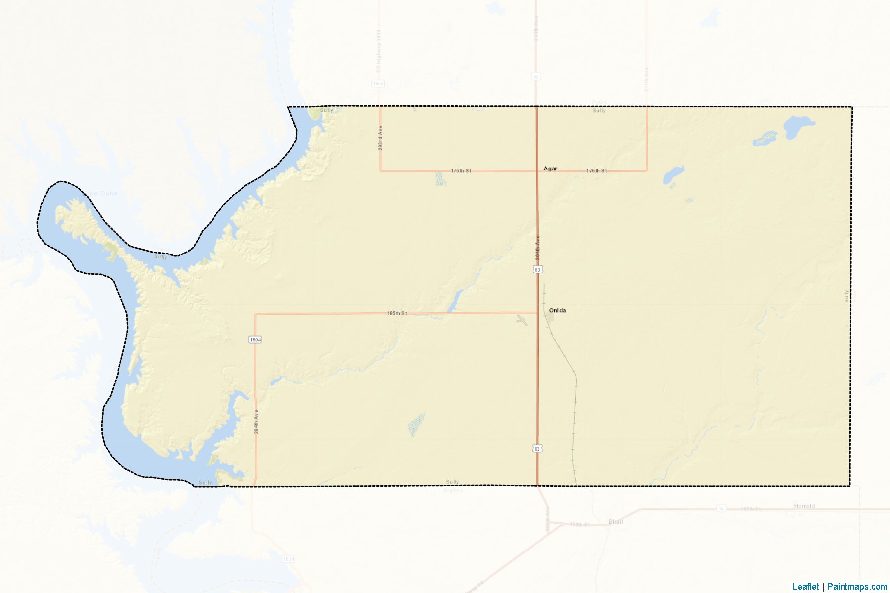 Sully (South Dakota) Map Cropping Samples-2