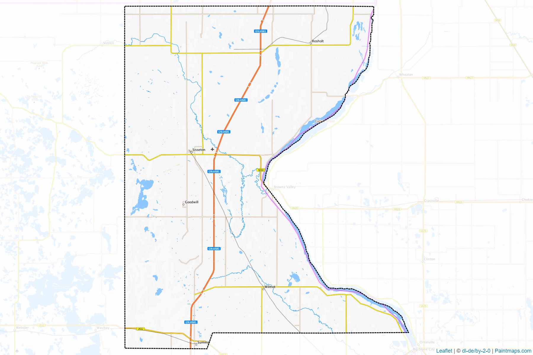 Roberts (South Dakota) Map Cropping Samples-1