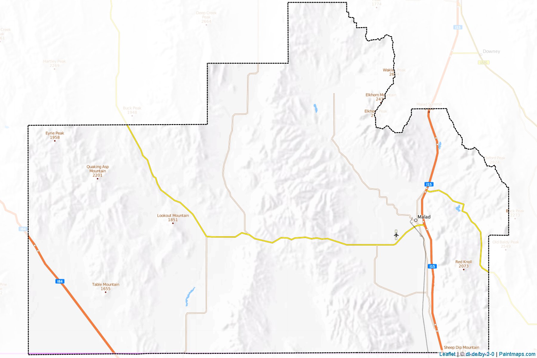 Oneida (Idaho) Map Cropping Samples-1