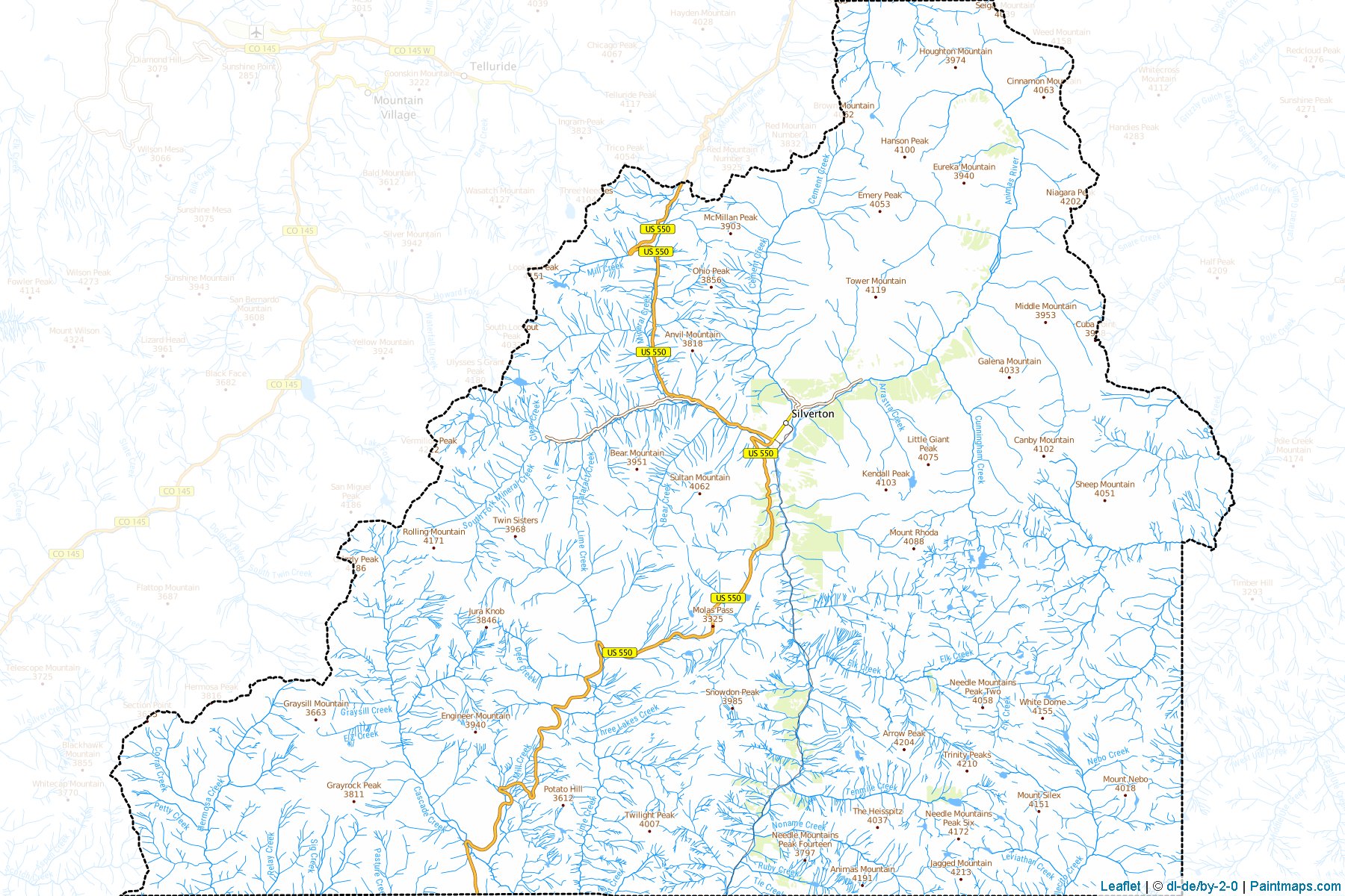 San Juan (Colorado) Map Cropping Samples-1