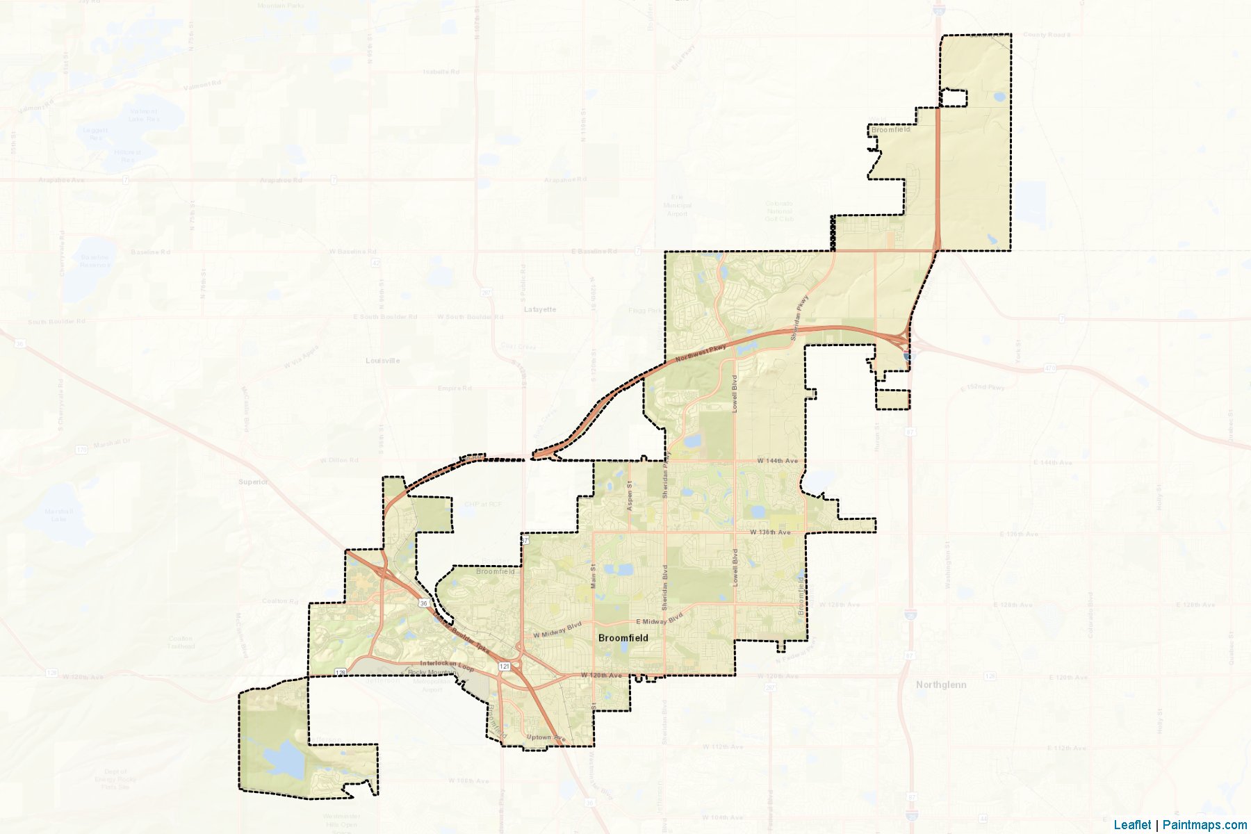 Broomfield (Colorado) Map Cropping Samples-2