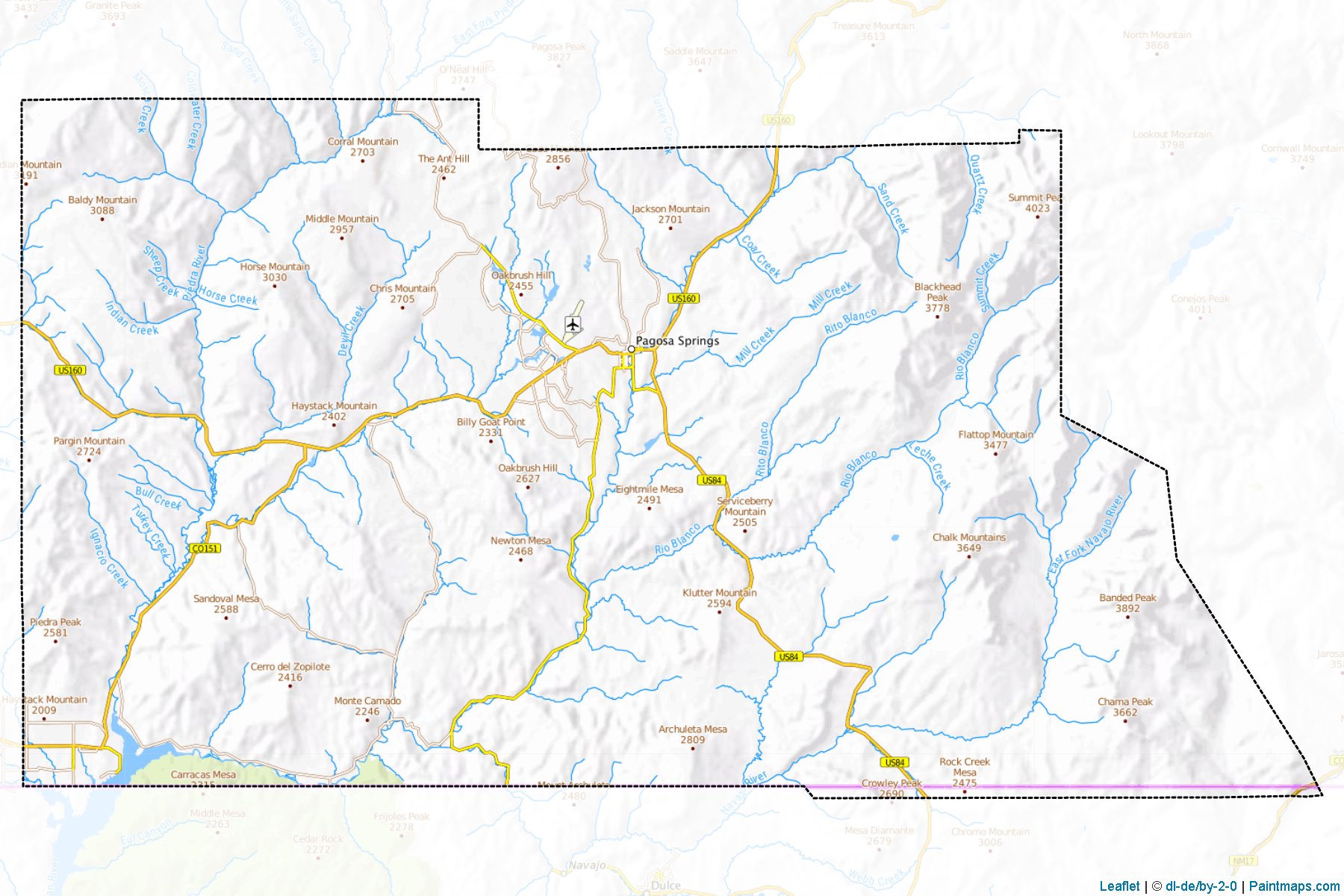 Archuleta (Colorado) Map Cropping Samples-1