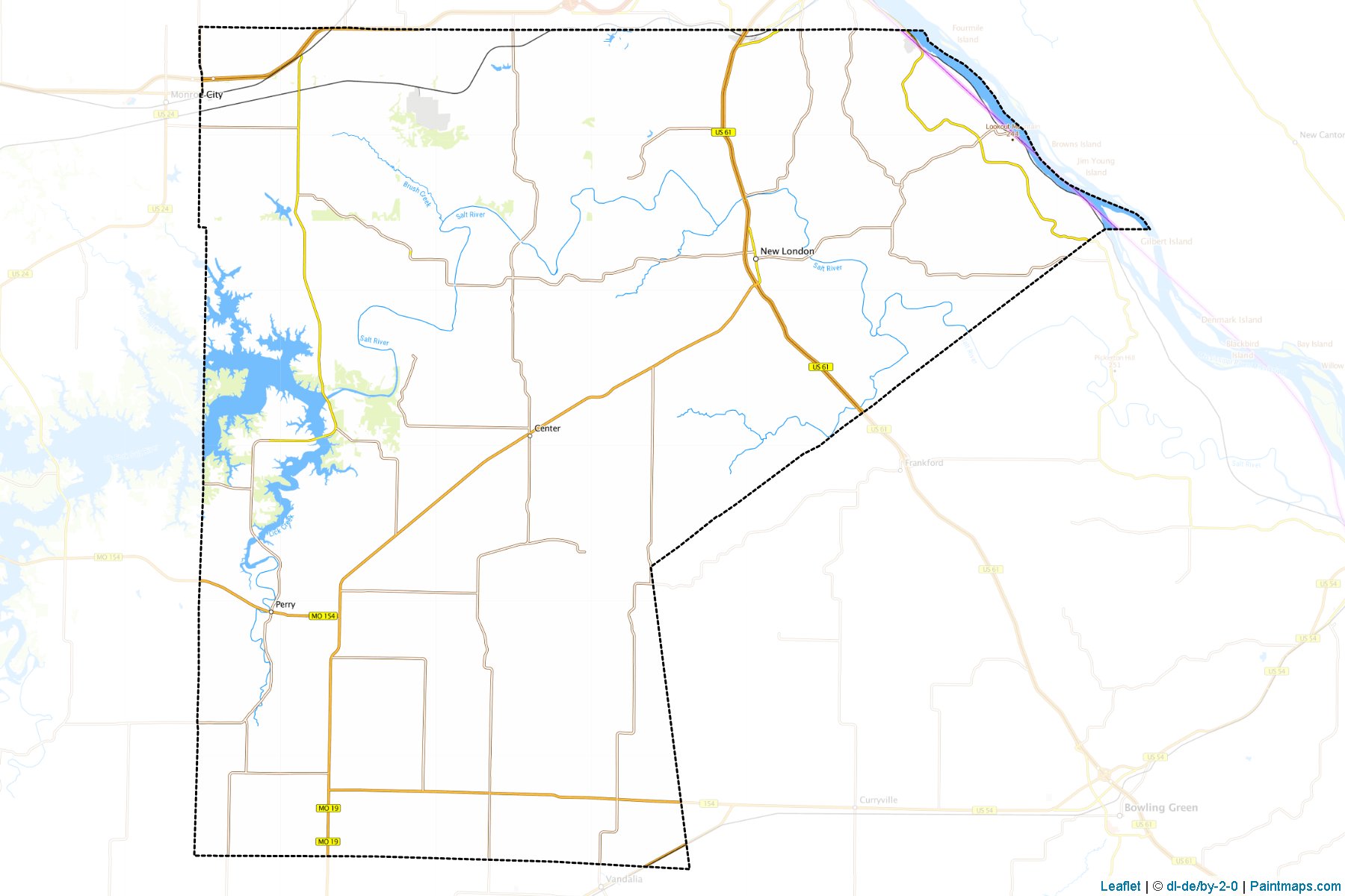 Ralls (Missouri) Map Cropping Samples-1