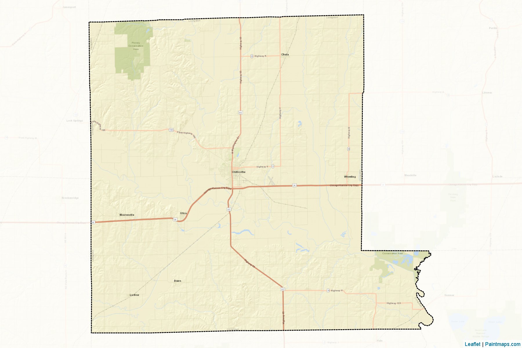 Livingston (Missouri) Map Cropping Samples-2