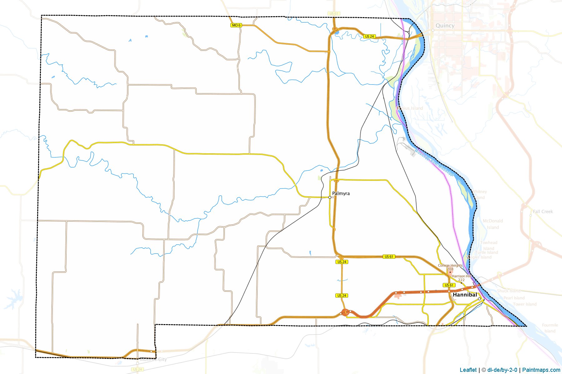 Muestras de recorte de mapas Marion (Missouri)-1