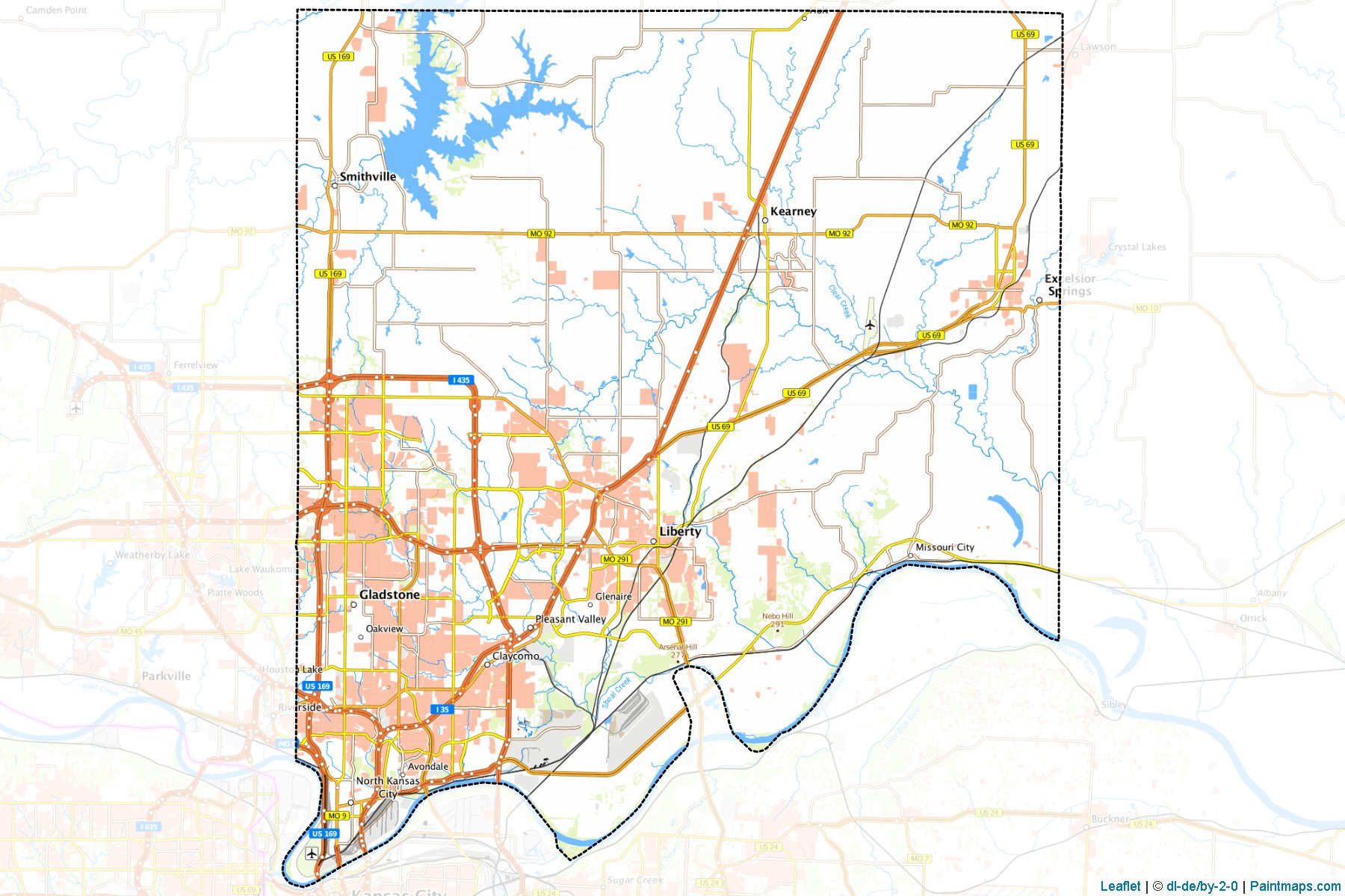 Clay (Missouri) Map Cropping Samples-1