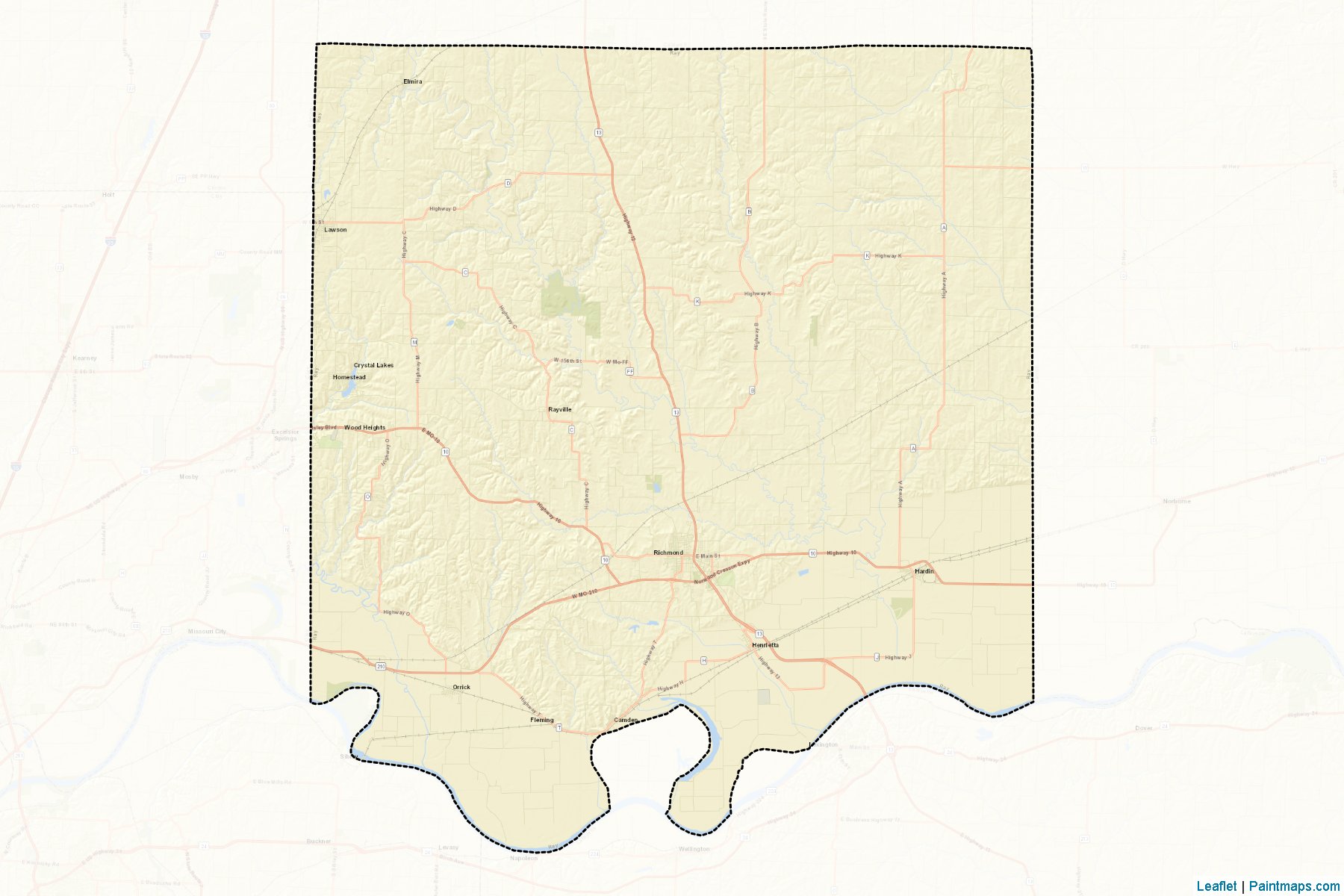 Ray (Missouri) Map Cropping Samples-2