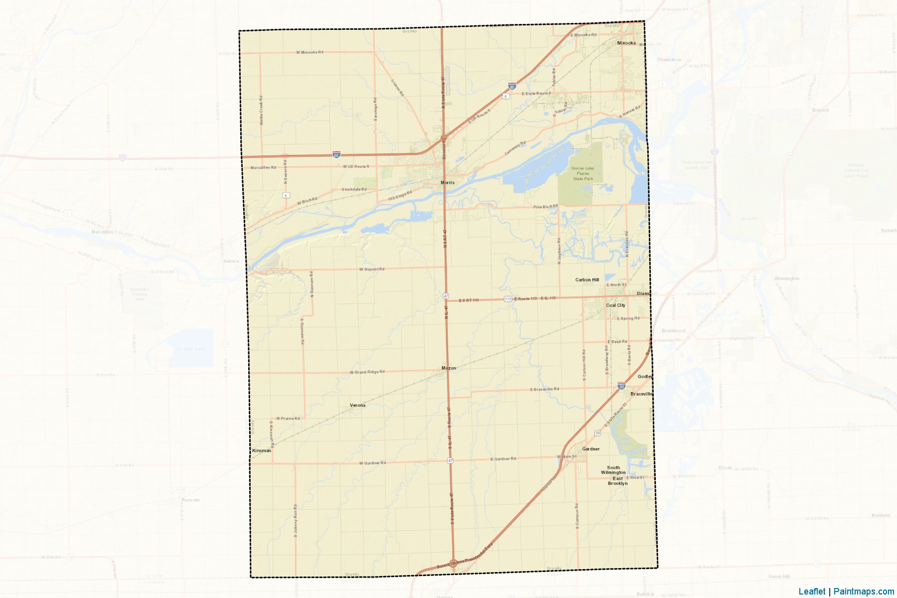 Grundy (Illinois) Map Cropping Samples-2