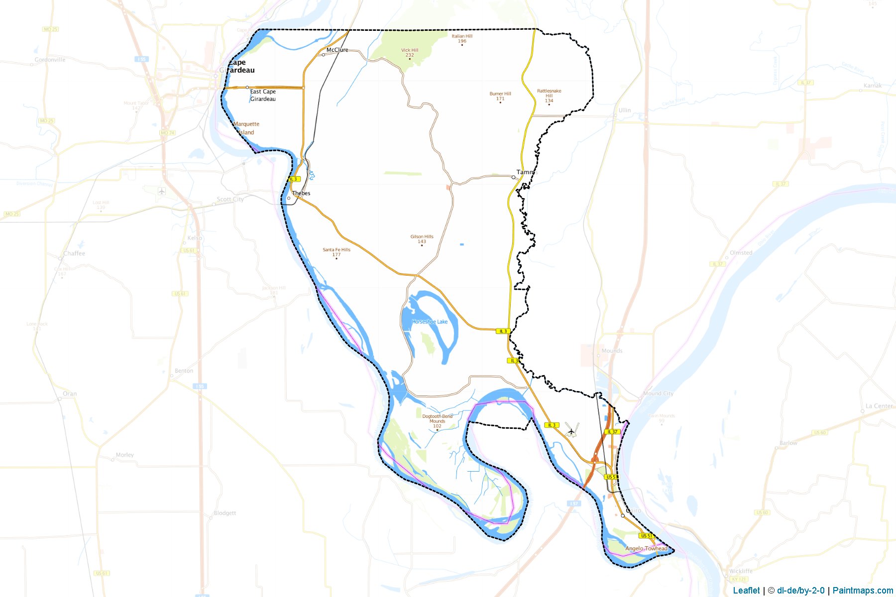 Alexander (Illinois) Map Cropping Samples-1