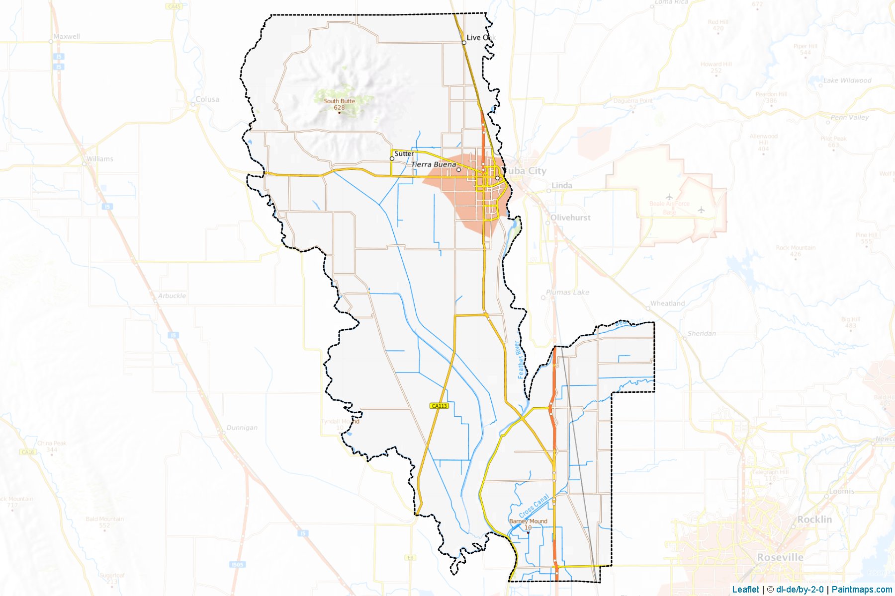 Sutter (California) Map Cropping Samples-1