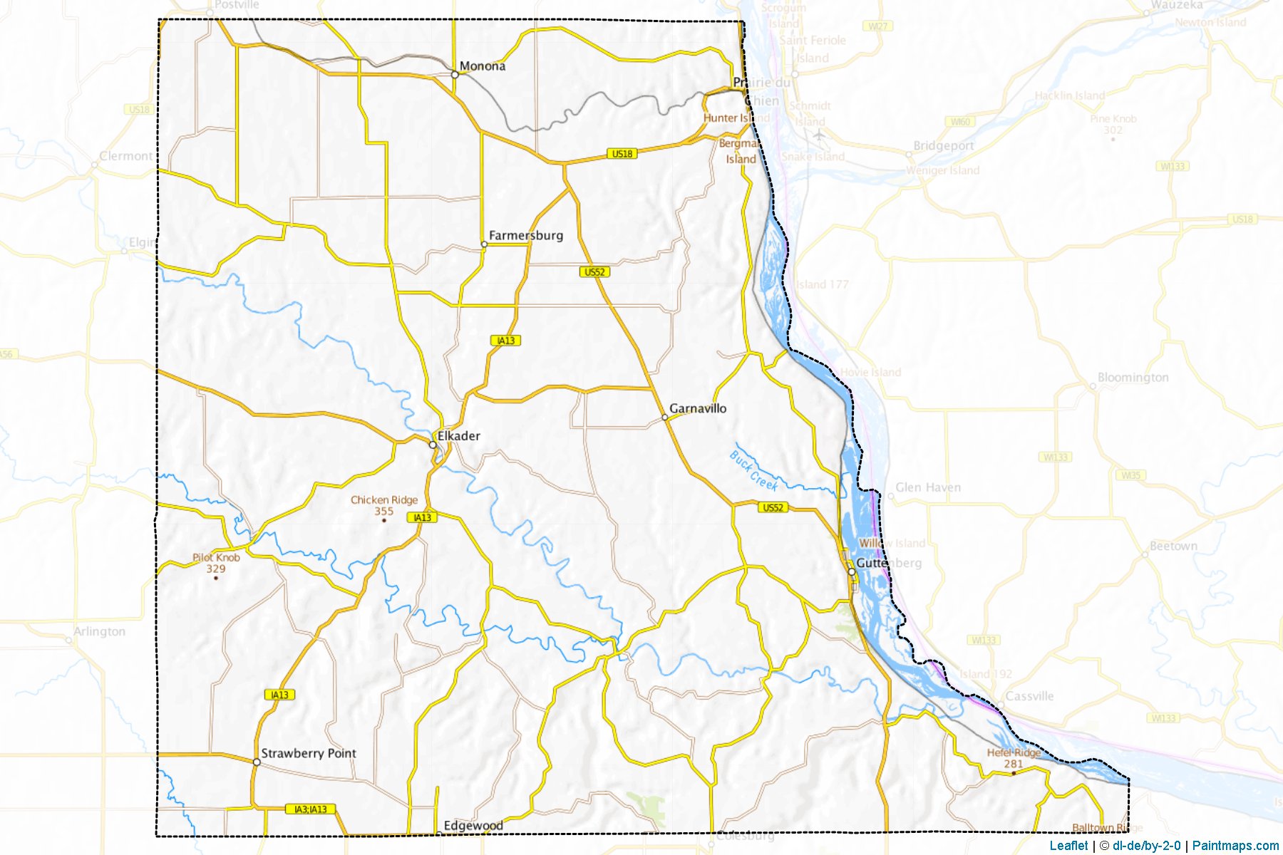 Clayton (Iowa) Map Cropping Samples-1