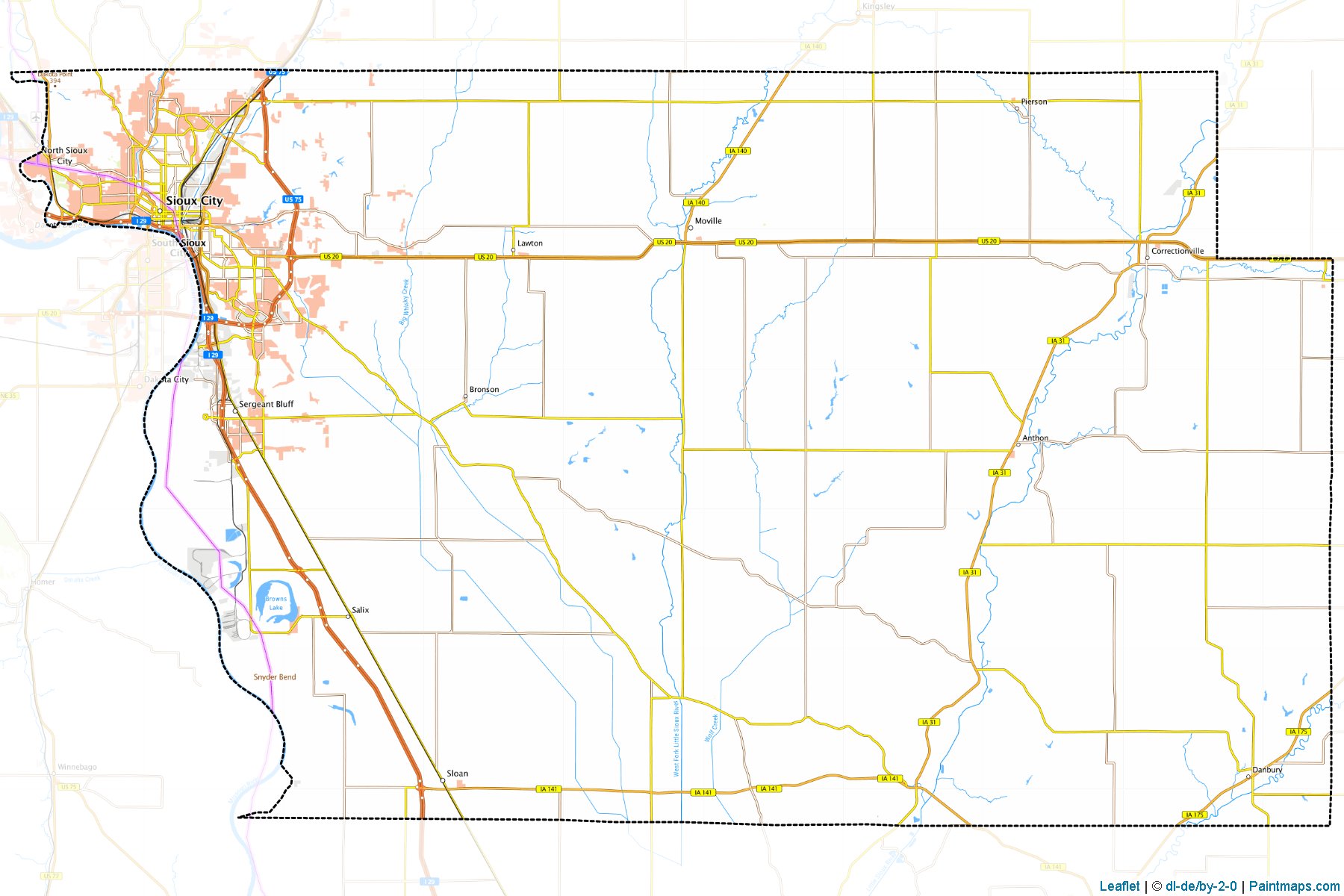 Woodbury (Iowa) Map Cropping Samples-1