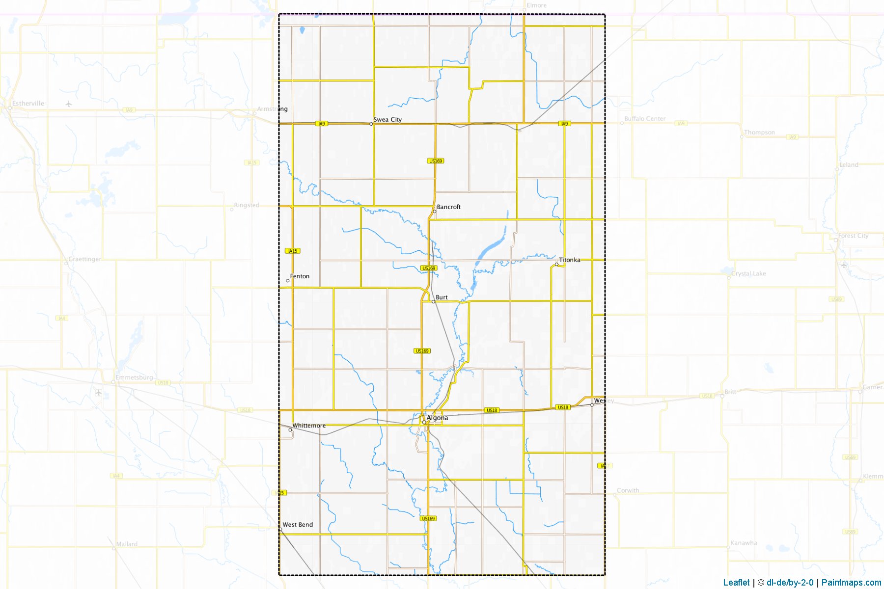 Kossuth (Iowa) Map Cropping Samples-1