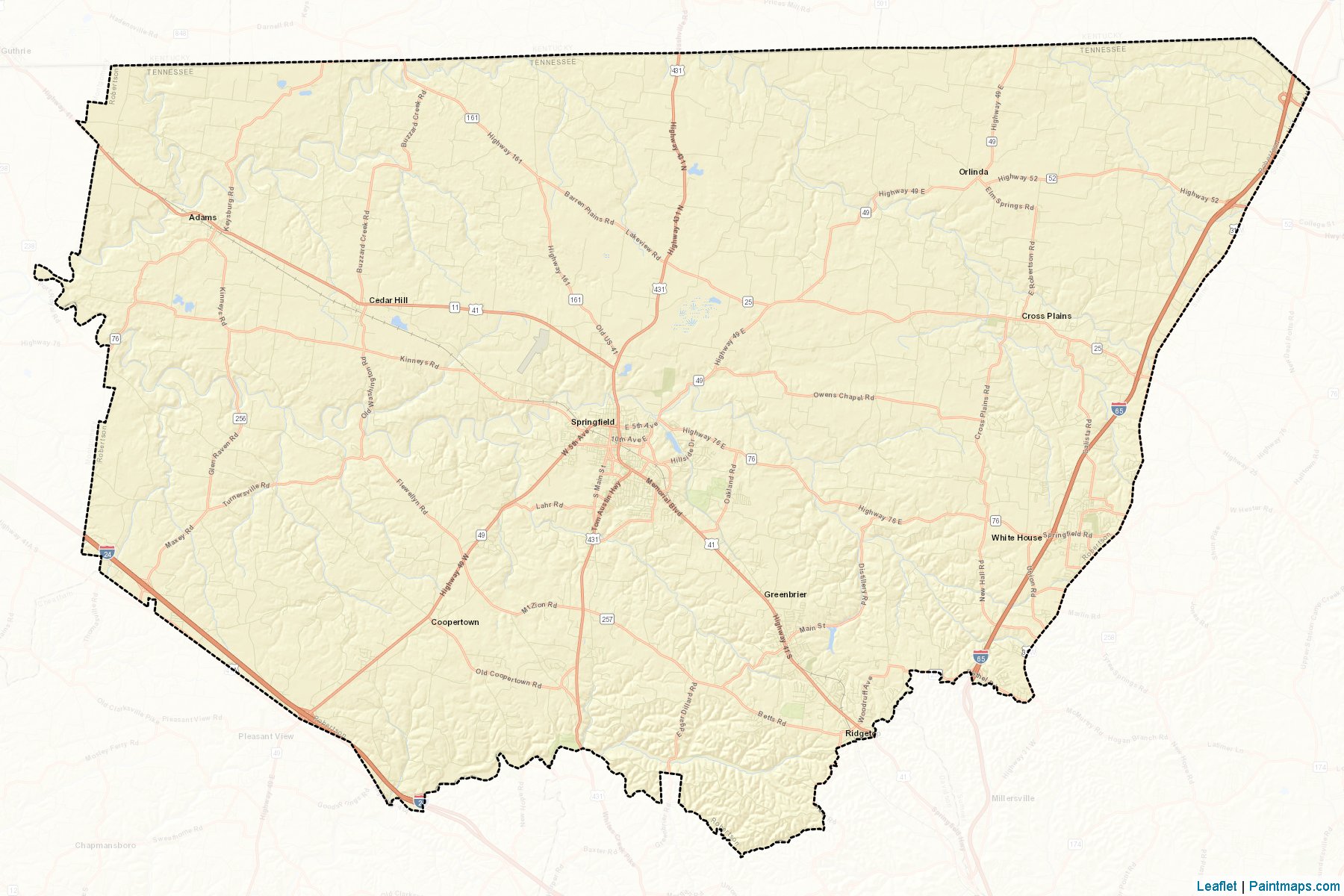 Robertson (Tennessee) Map Cropping Samples-2