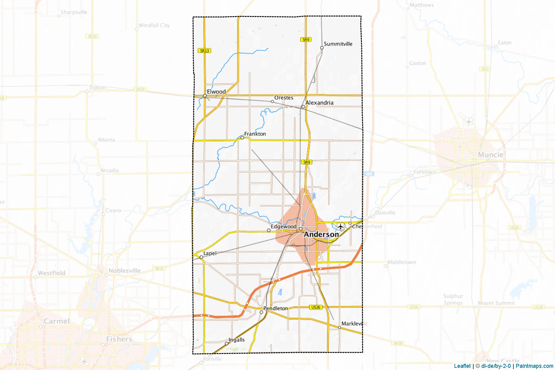 Muestras de recorte de mapas Madison (Indiana)-1