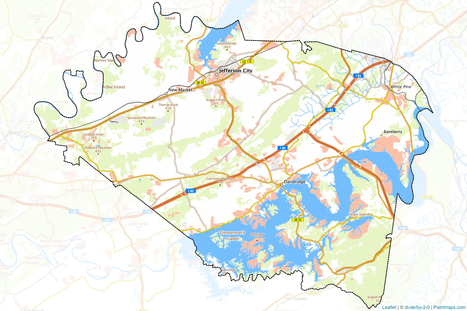 Jefferson (Tennessee) Map Cropping Samples-1