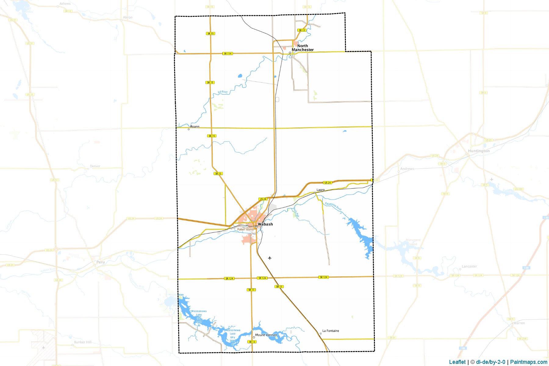 Muestras de recorte de mapas Wabash (Indiana)-1