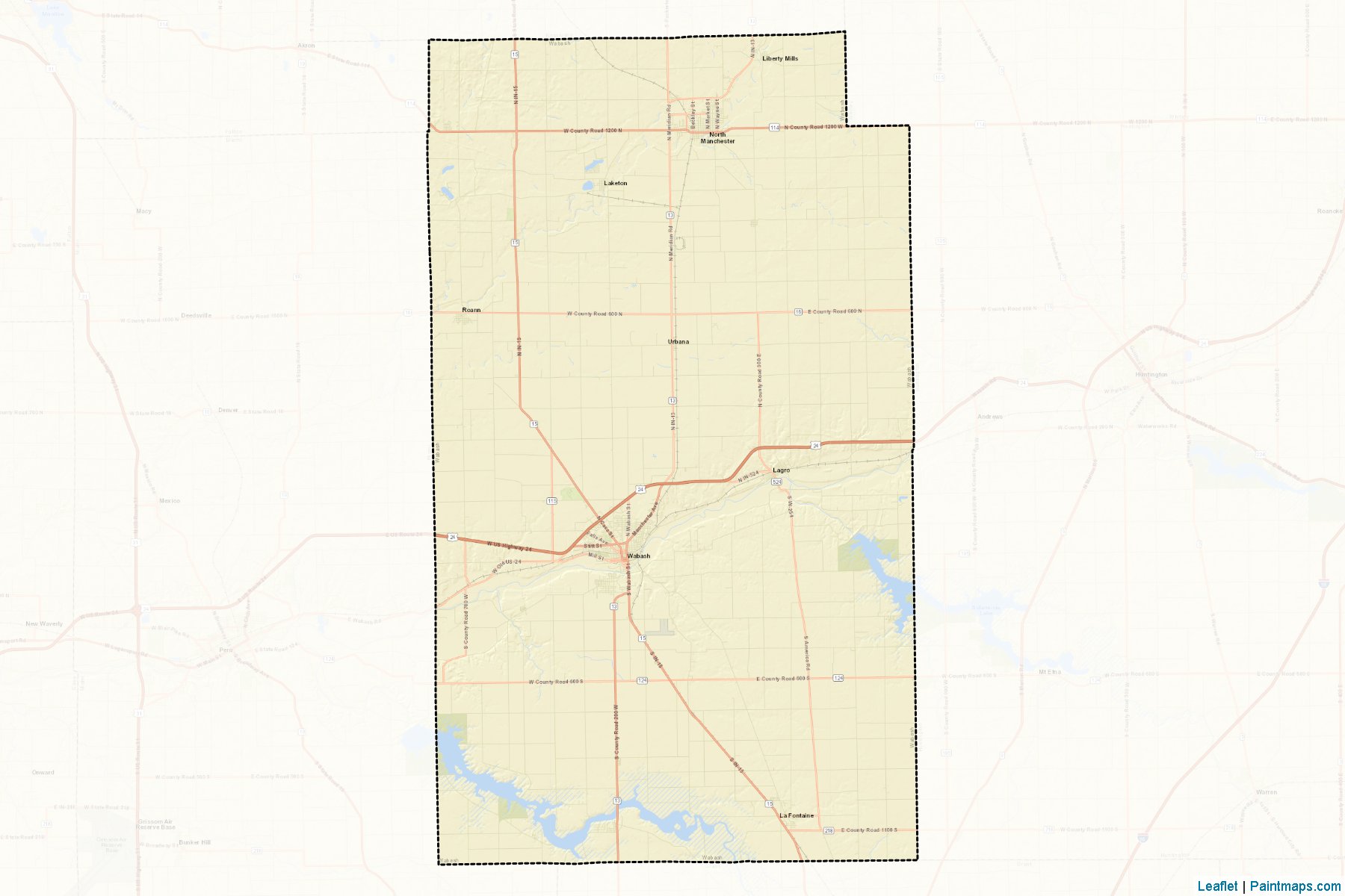 Muestras de recorte de mapas Wabash (Indiana)-2