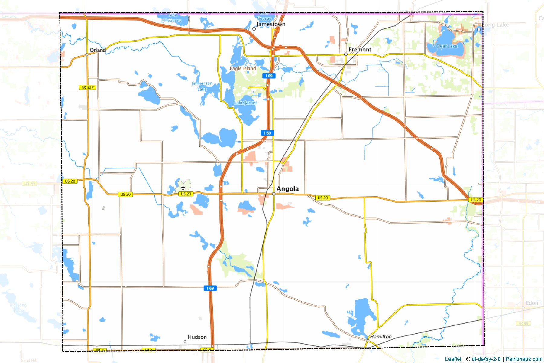 Steuben (Indiana) Map Cropping Samples-1