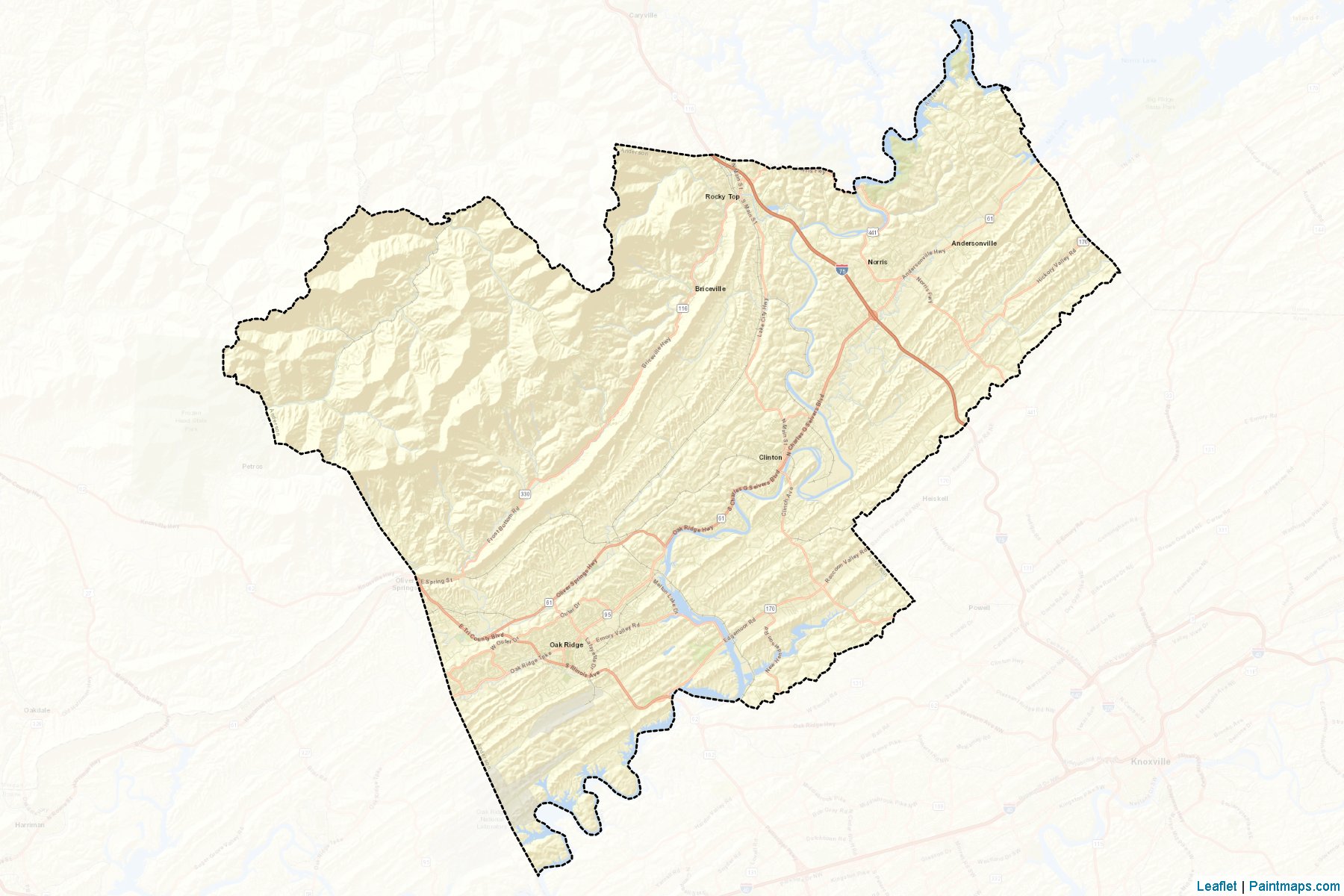 Anderson (Tennessee) Map Cropping Samples-2