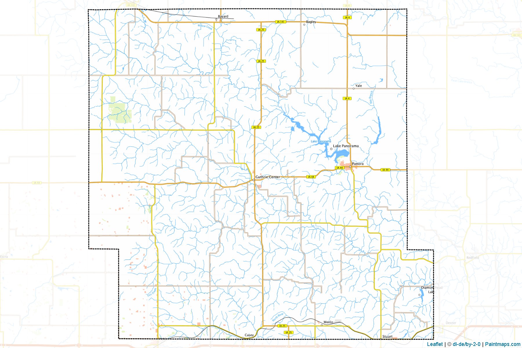 Muestras de recorte de mapas Guthrie (Iowa)-1