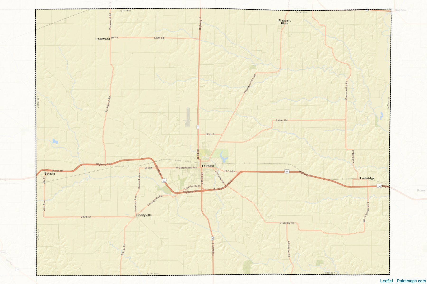 Jefferson (Iowa) Map Cropping Samples-2