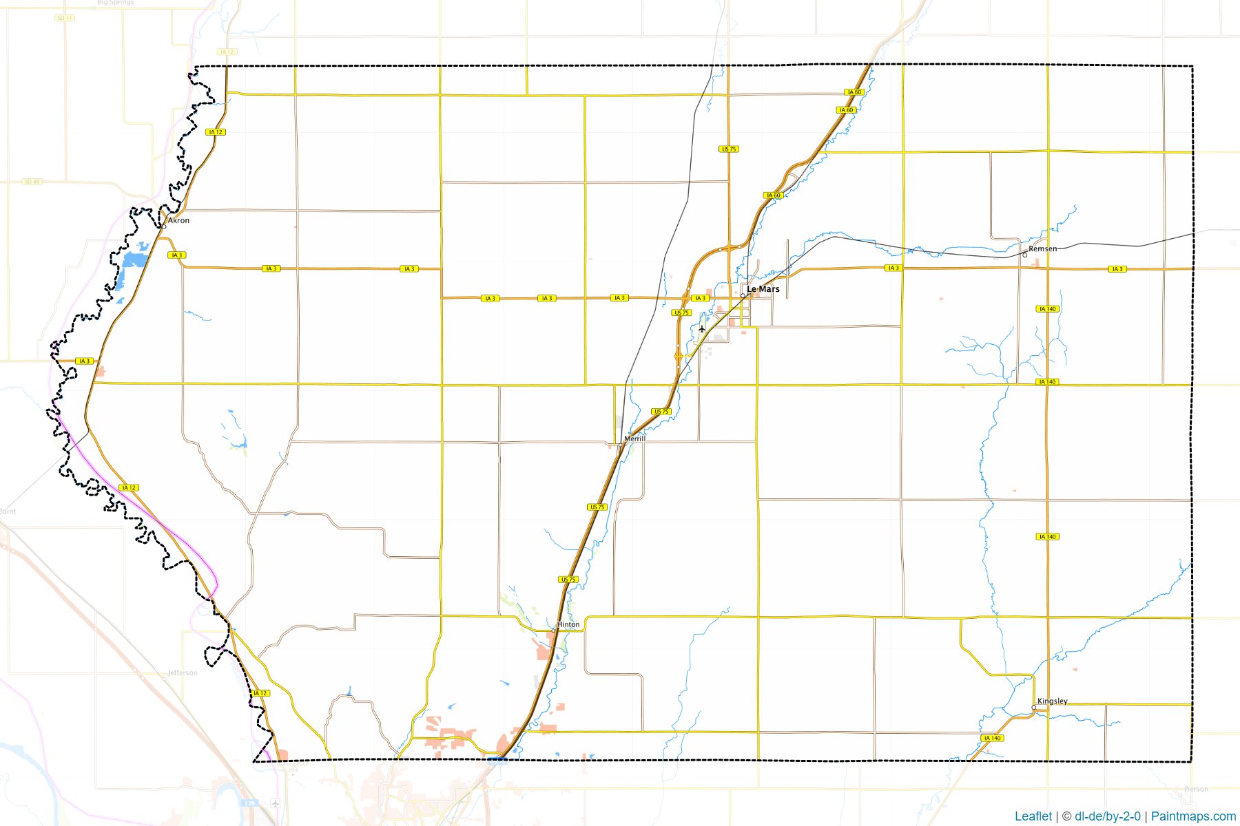 Plymouth (Iowa) Map Cropping Samples-1