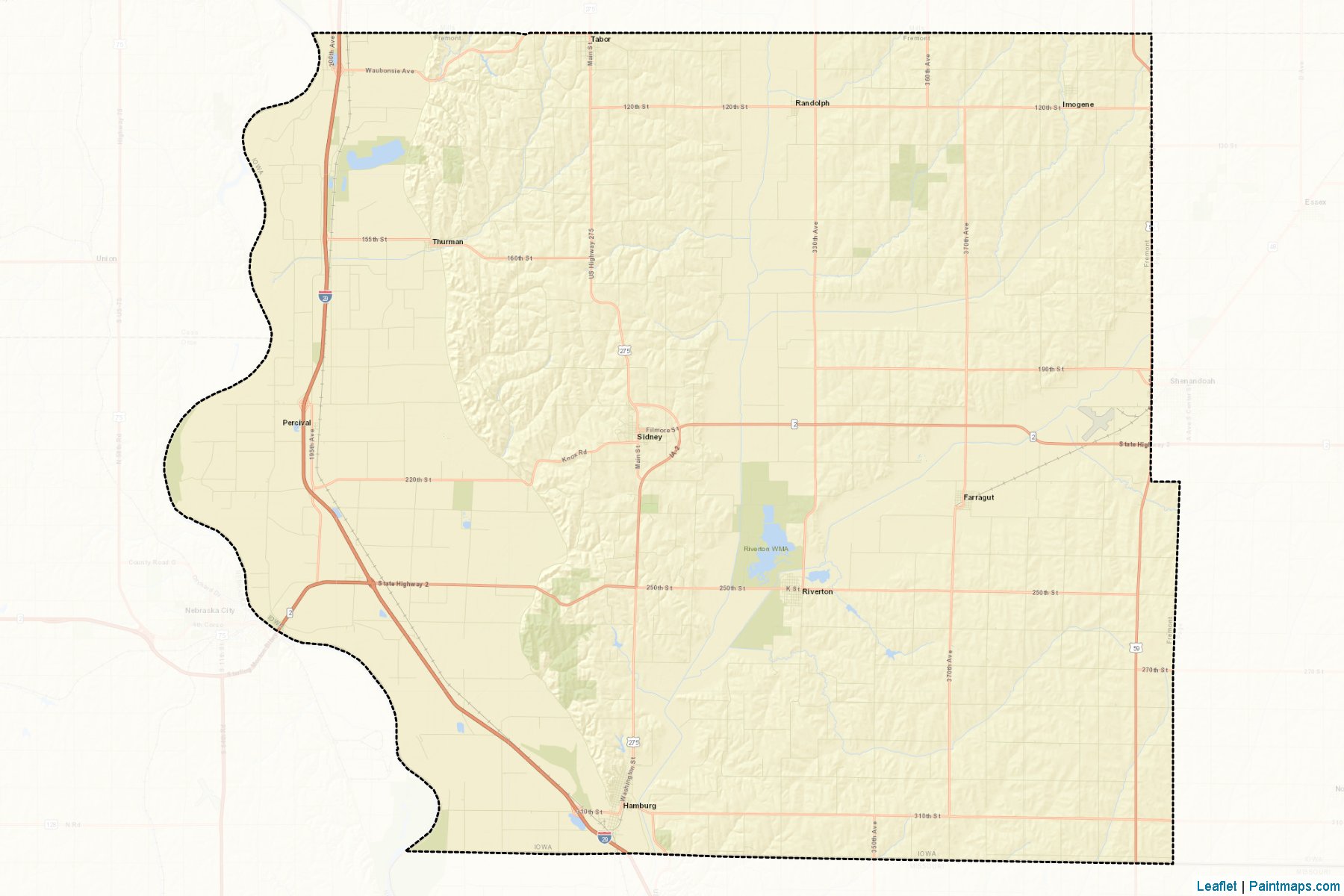 Fremont (Iowa) Map Cropping Samples-2