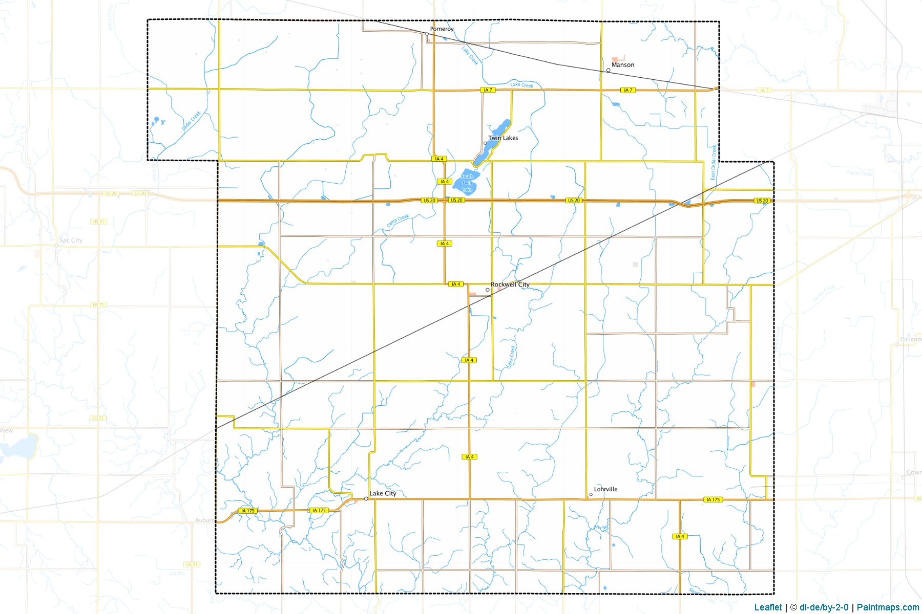 Calhoun (Iowa) Map Cropping Samples-1