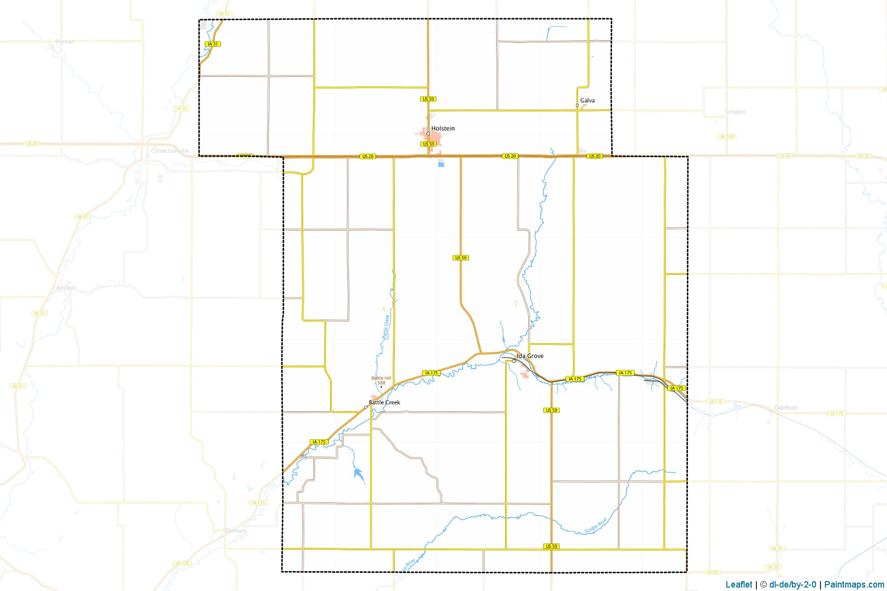 Ida (Iowa) Map Cropping Samples-1