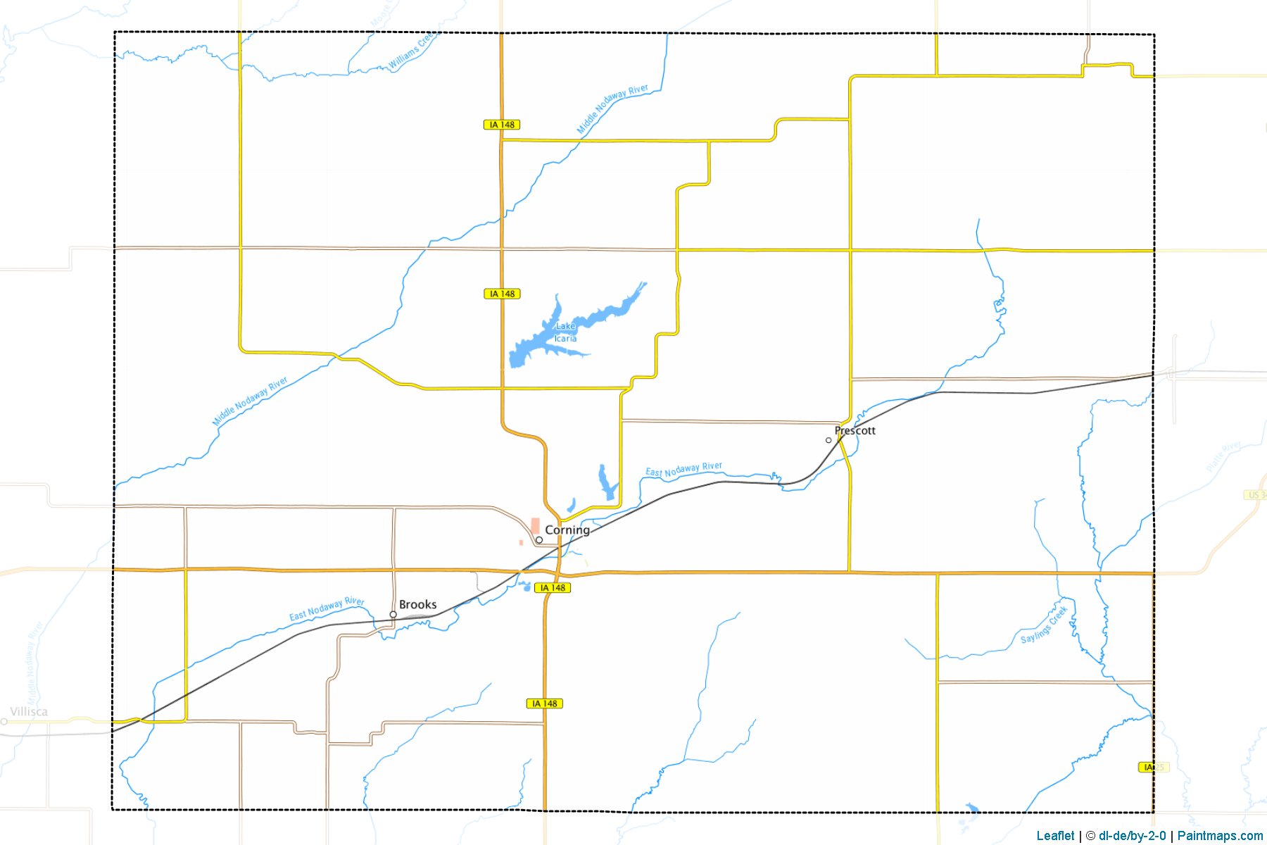 Adams (Iowa) Map Cropping Samples-1