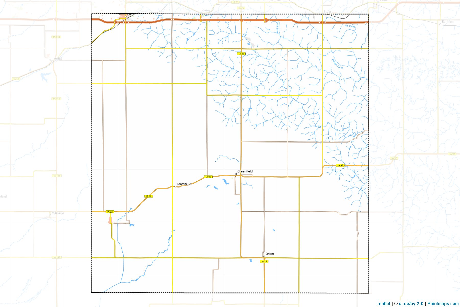 Adair (Iowa) Map Cropping Samples-1