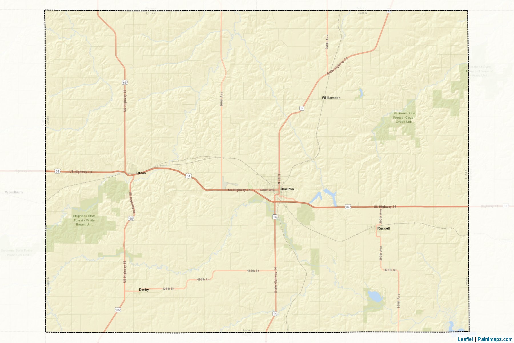 Lucas (Iowa) Map Cropping Samples-2