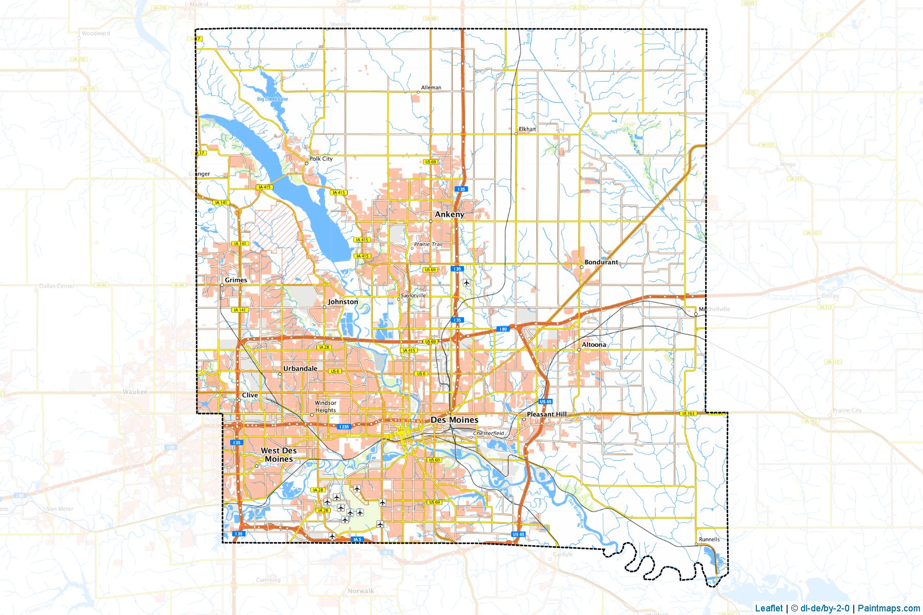 Polk (Iowa) Map Cropping Samples-1