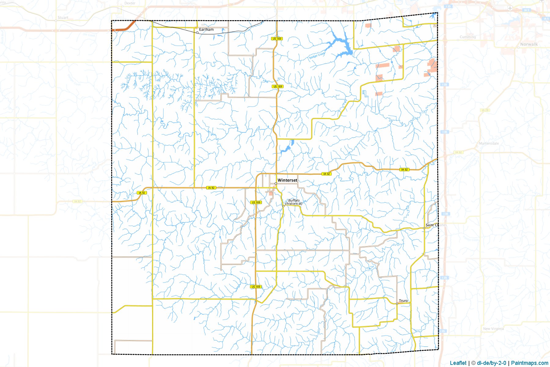 Madison (Iowa) Map Cropping Samples-1