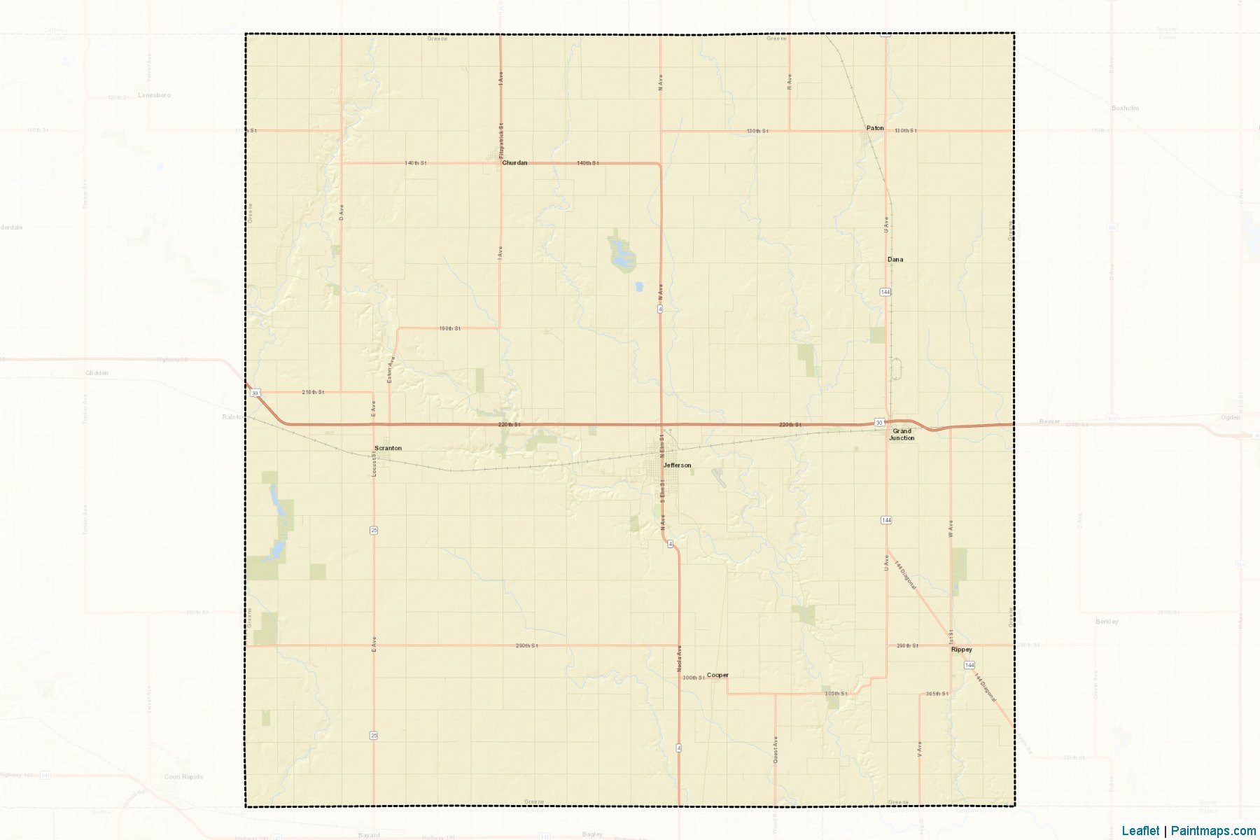 Greene (Iowa) Map Cropping Samples-2