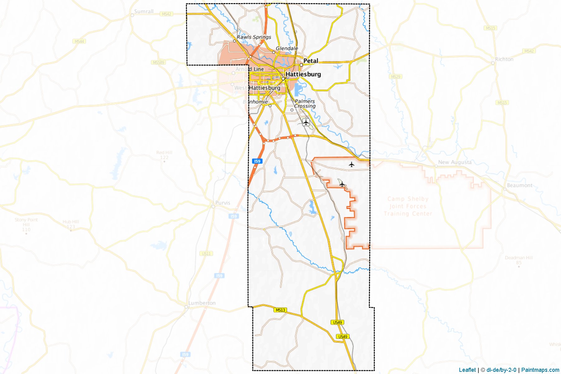 Forrest (Mississippi) Map Cropping Samples-1