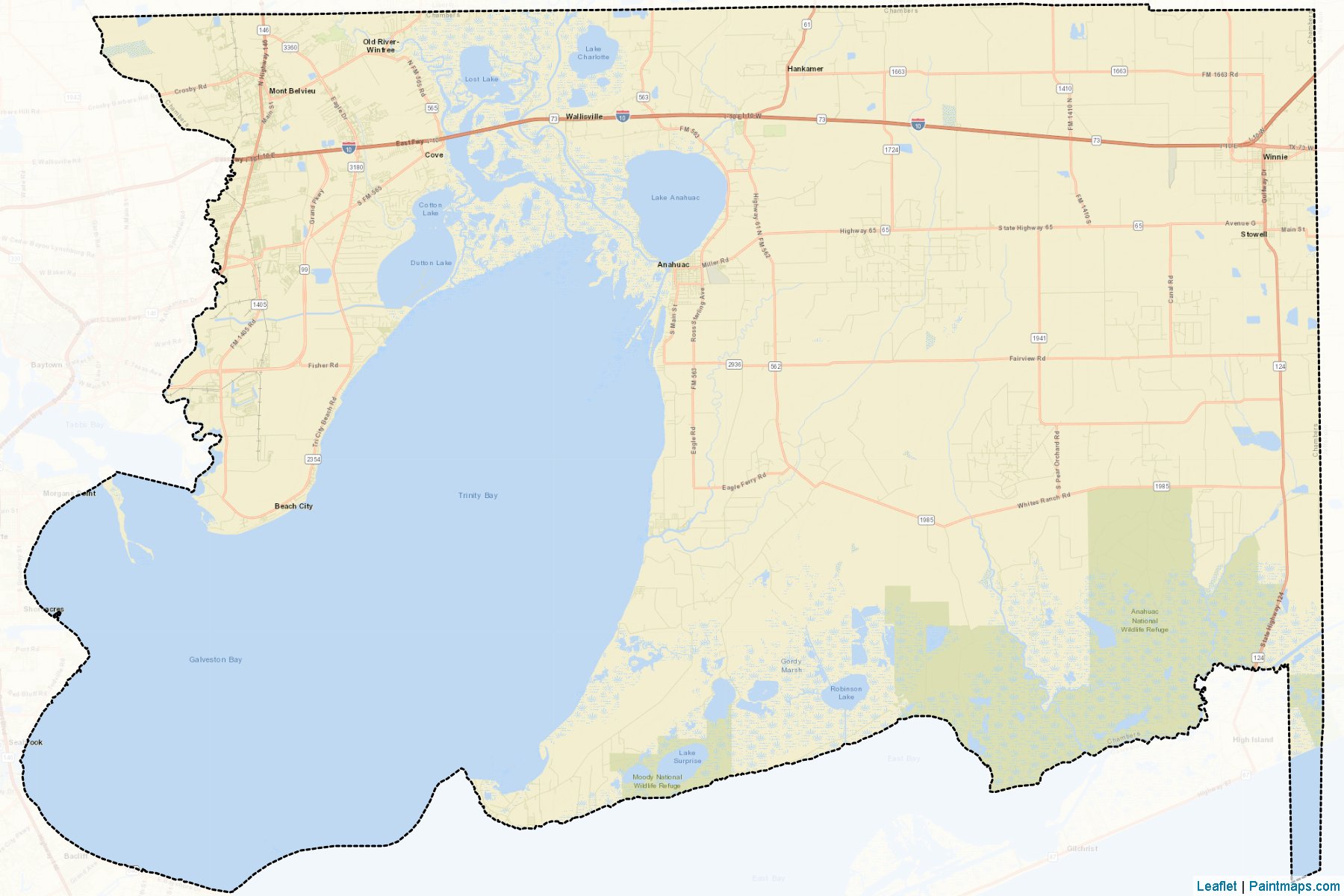 Chambers (Texas) Map Cropping Samples-2