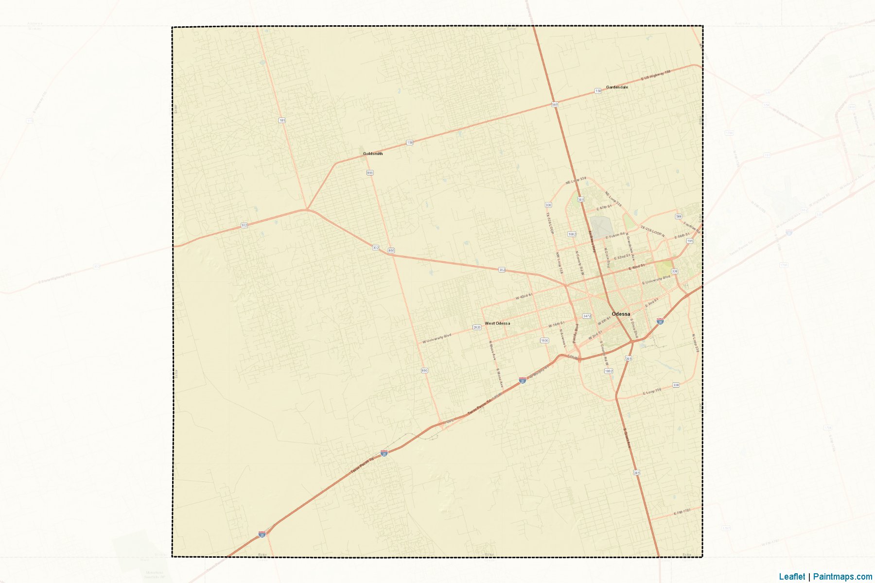 Ector (Texas) Map Cropping Samples-2