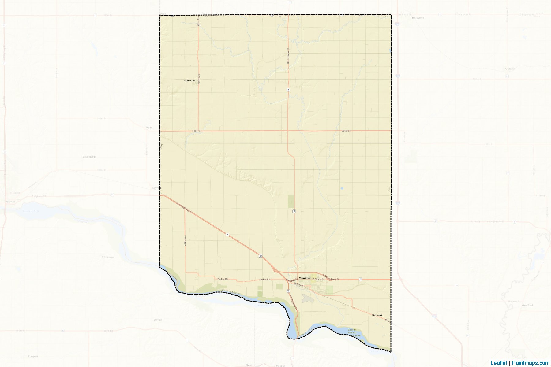 Clay (South Dakota) Map Cropping Samples-2